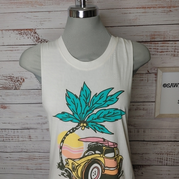 ANTHROPOLOGIE LETLUV muscle tank top S - Picture 3 of 12